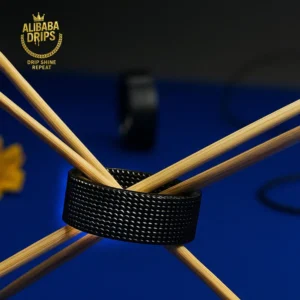 ShadowForge Black Stainless Steel Ring